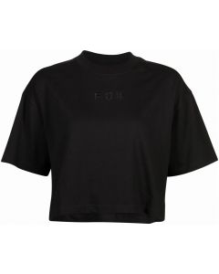 Fox Wordmark Premium Womens Short Sleeve Crop T-Shirt