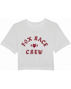 Fox Womens Race Crew Cropped T-Shirt