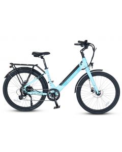 Ampere Deluxe Step-Through 26-Inch Electric Bike