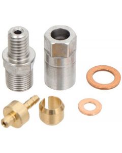 Hope Black Hose Straight Connector