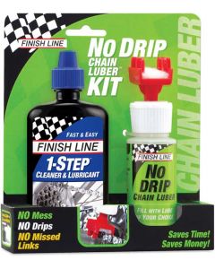 Finish Line 1 Step & No Drip Luber Kit