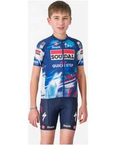 Castelli Soudal Quick-Step Aero Kids' Short Sleeve Jersey