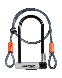 Kryptonite KryptoLok Standard D-Lock With Kryptoflex Cable