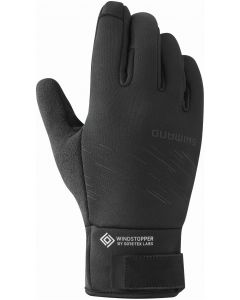 Shimano Windstopper Insulated Long Finger Gloves