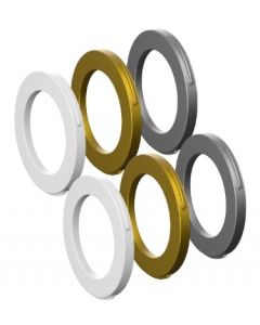 Magura M2015 Caliper Cover Kit (6pcs) - White/Silver/Gold