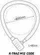 Zefal K-Traz M12 Code Lock