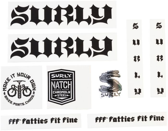 Surly Born To Lose Decal Set