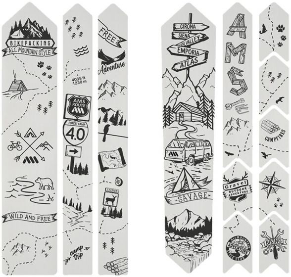 All Mountain Style Guard Gravel and Road Frame Protector